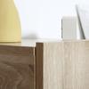 Set of 2 Wall-Mounted Floating Nightstands, 1 Drawer, 40x30x15 cm, Natural