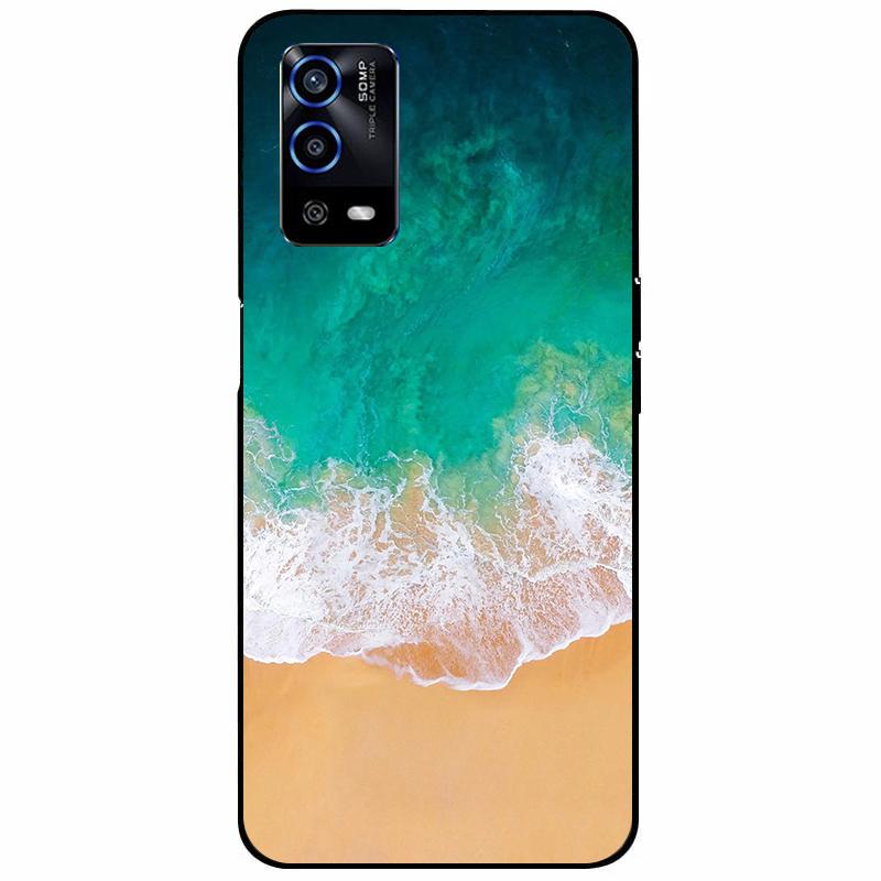 For Oppo A55 4G Case 6.51'' Soft Silicone Protective Marble Phone Cover for Oppo A55 Case TPU Funda For OPPOA55 A 55 CPH2325 Bag