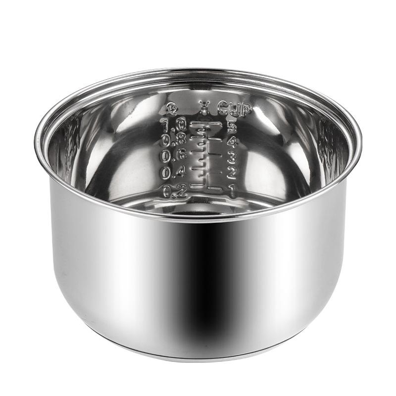 Stainless Steel Rice Cooker Inner Container Non Stick Cooking Pot Replacement Accessories Kitchen Food Rice Cooker Liner