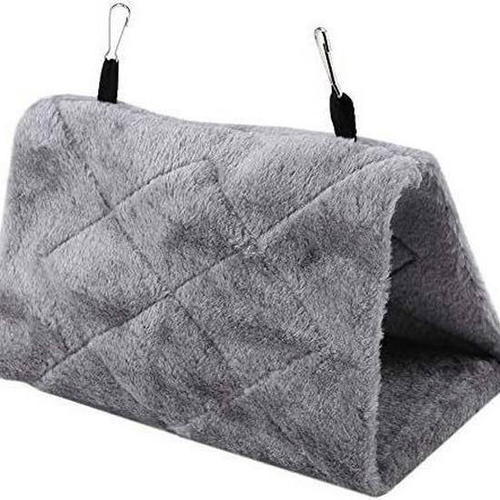 Треугольное гнездо для птиц Фланелевая кровать для питомца - Теплое зимнее хлопковое гнездо