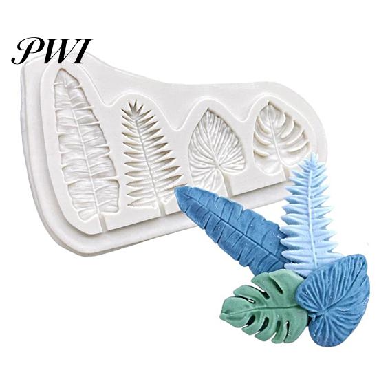Fondant Mold Dessert Food Grade Heat-Resistant Silicone 3D DIY Leaf-Shaped Cake Decoration Kitchen Supplies Chocolate