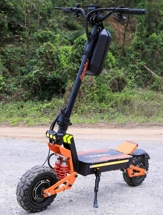 EU warehouse new adult electric scooter X5 6000W dual motor dual drive 60V 35AH large capacity battery with seat 11 inch tires, fast delivery