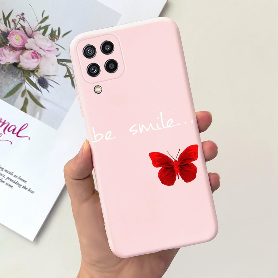 Для Samsung Galaxy M22 F22 Чехол Samsung M22 F22 4G SM-M225F E225F Модный Дизайн Луны Мягкий Силикон Защитная Крышка Чехлы для Телефона
