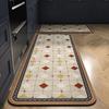Kitchen Mat Absorbent Printed Kitchen Rugs Non-slip Area Mat Hallway Long Carpets for Living Room Bedroom Entrance Doormat Bath