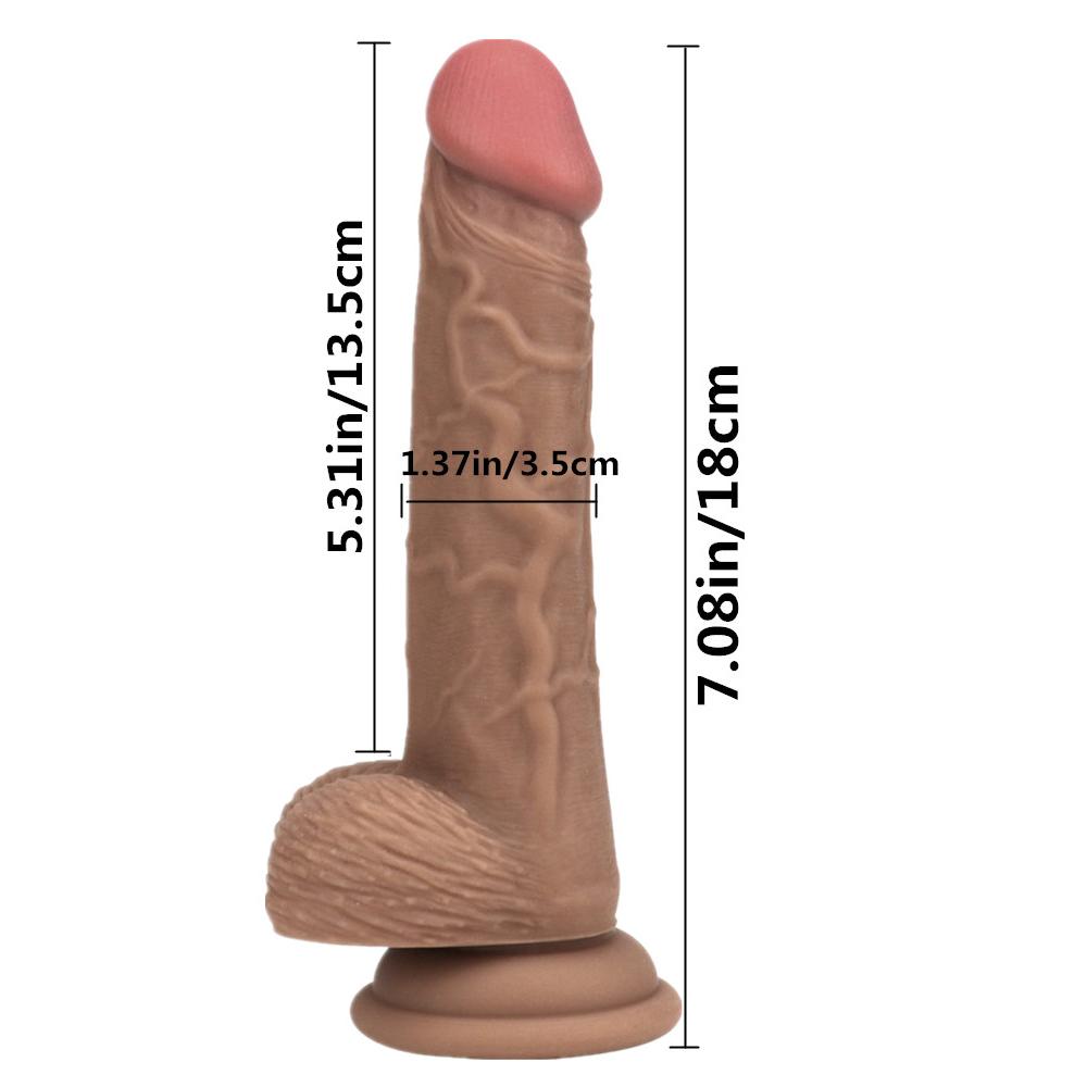 MoDi Realistic Dildo Stretch Thrust G-spot Clitoral Anal Huge Penis Adult Sex Toys For Women Couple Flirting Tool