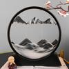 3D Песочные часы с перетекающим песком - Креативный пейзаж для декора гостиной и офиса