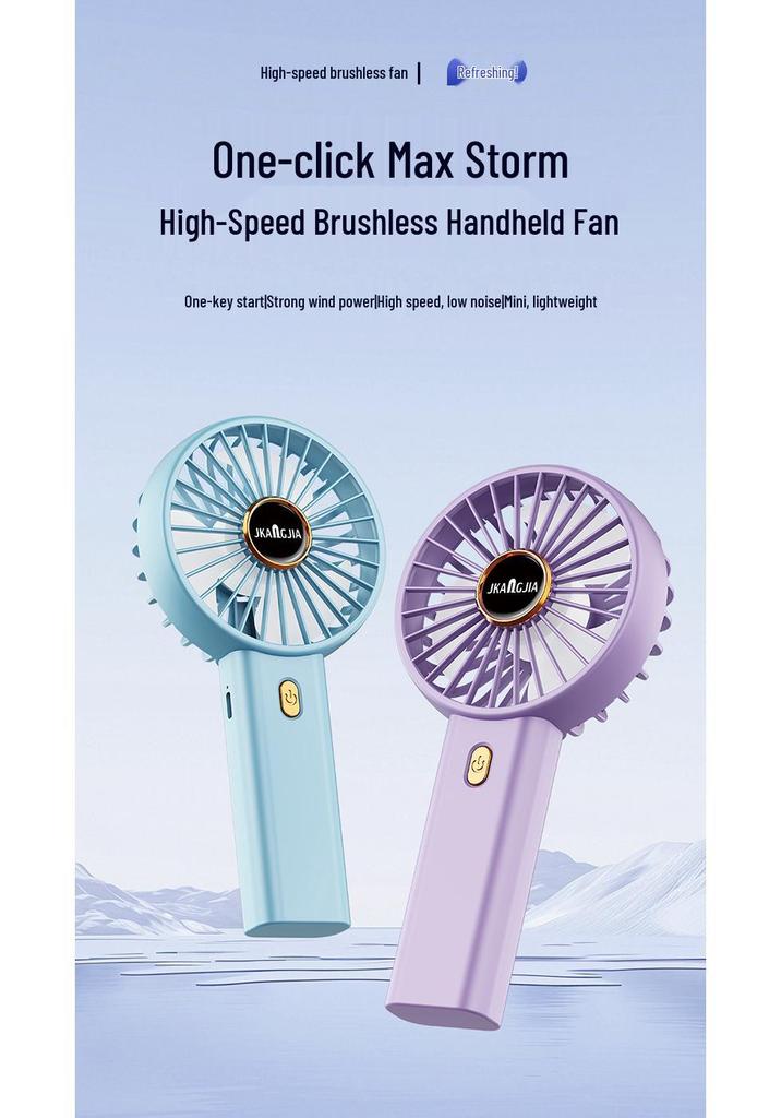USB Mini Portable Fan: Handheld and Desktop Electric Fan for Students and Office Use