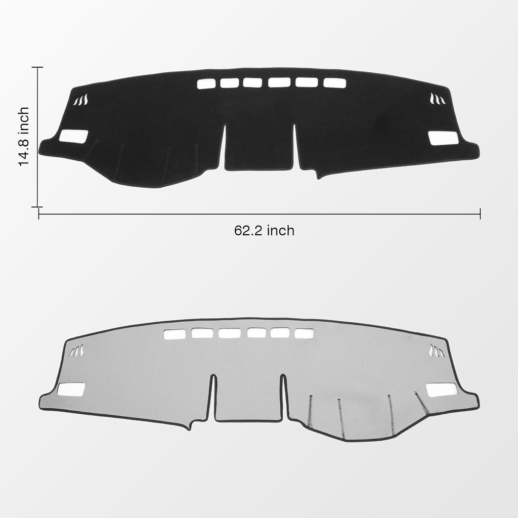 KUST Коврик на приборную панель автомобиля для Toyota RAV4 2019-2024 Нескользящий коврик на приборную панель для левостороннего вождения, внутренний коврик для Toyota RAV4, аксессуары на заказ