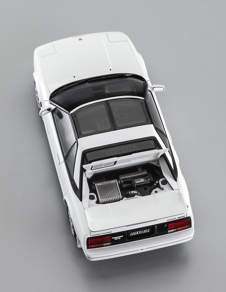 Hasegawa Historic Car Series Toyota MR2 Late Model Supercharger Plastic Model Kit HC45 1/24 (AW11) G-Limited (T-bar Roof)
