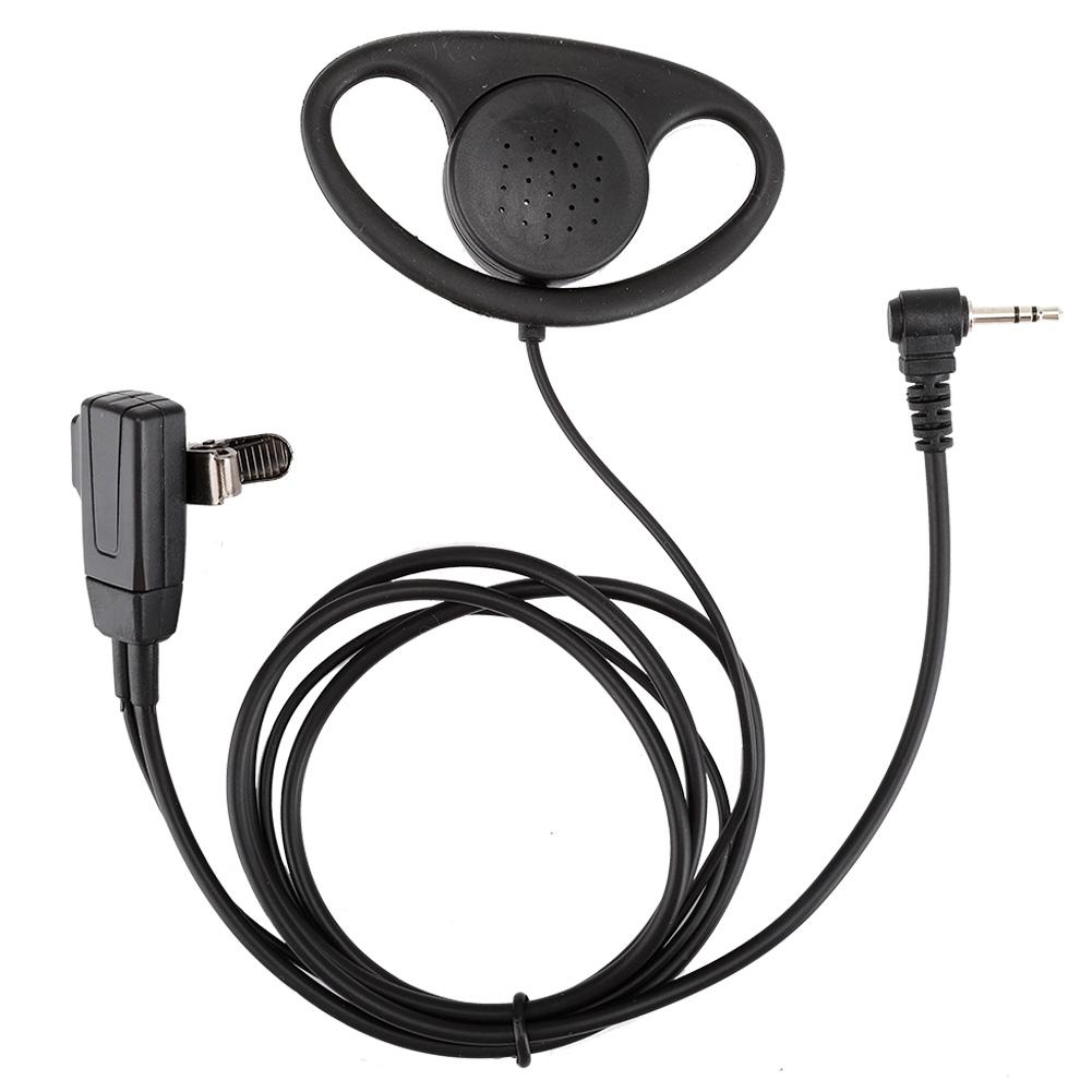 2 шт. 1-контактный D-образный наушник с микрофоном PTT для рации Motorola 2 Way Walkie Talkie, аксессуар
