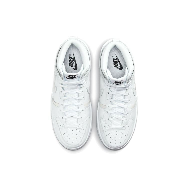 Nike Dunk High Rebel Summit Белые женские кроссовки Парус черный DH3718-100