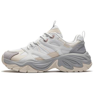 Модные удобные нескользящие дышащие низкие повседневные туфли женские кроссовки белые серые 122448808-4