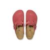 Бостон Birkenstock Замша Тисненая Вельвет Узкий 'Сиенна Красный' 1026167