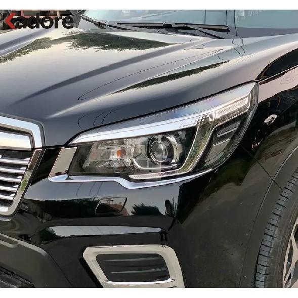 Для Subaru Forester SK Хромированная накладка на переднюю фару, накладка на веко фары, аксессуары