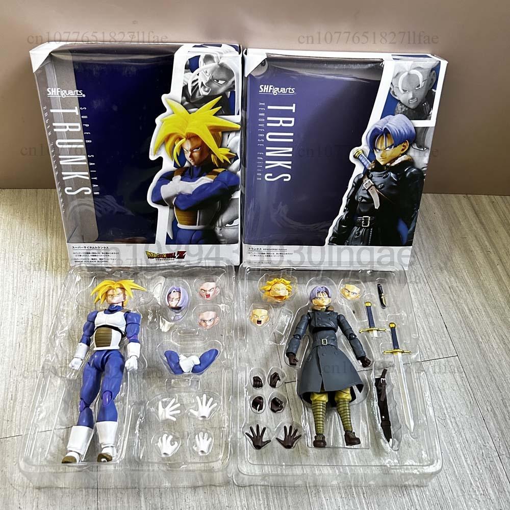 Аниме SHF Dragon Ball Z Тракс S.h Figuarts Фигурка Тракс Супер Сайян Фигурка Действия Модель Игрушки Сочлененный Подвижный Настольный Орнамент