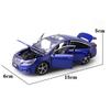 Литая игрушечная модель Jackiekim Jkm 1 :32 масштаба Subaru Legacy, звуковые и световые двери, открывающаяся образовательная коллекция, подарок для ребенка