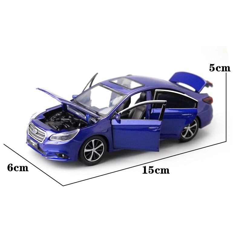 Литая игрушечная модель Jackiekim Jkm 1 :32 масштаба Subaru Legacy, звуковые и световые двери, открывающаяся образовательная коллекция, подарок для ребенка