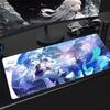Popular virtual diva H-Hatsune Cute Miku Mouse Pad Non-Slip Rubber Edge Locking Mousepads Game Play Mat for Notebook PC Computer