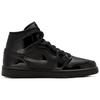 Jordan 1 Женские кроссовки Mid Patent Triple Black BQ6472-003