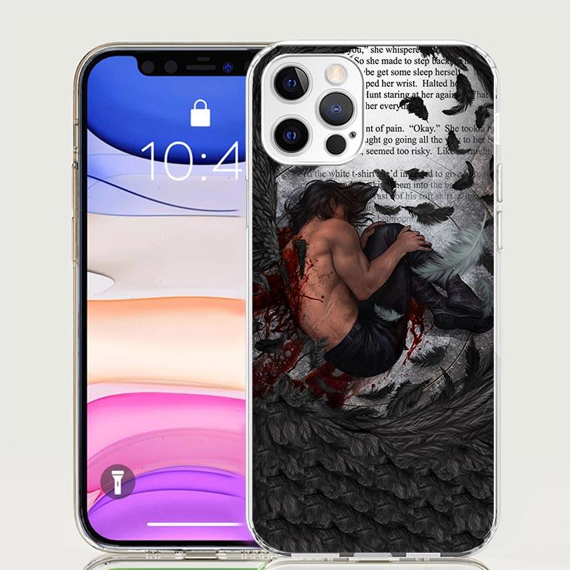 Чехол для телефона "Королевство тумана и ярости" для Apple iPhone 17 Air 16 15 Plus 14 + 13 Mini 12 11 Pro Max 7 8 SE 16Max Мягкая накладка