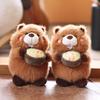 Toy Plush Groundhog Cartoon Animal Doll Keychain Backpack Pendant Gift Holiday