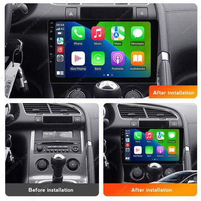 Автомобильное радио NaviFly Android для Peugeot 3008 2009-2015 Android 2Din стерео приемник беспроводной Carplay авто мультимедийный плеер GPS BT