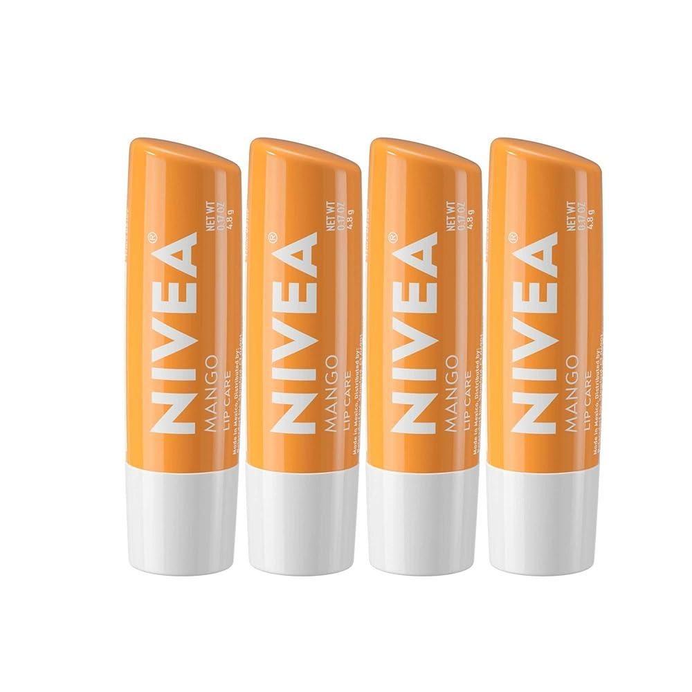 Nivea Бальзам для губ Mango Lip Care 4 шт.