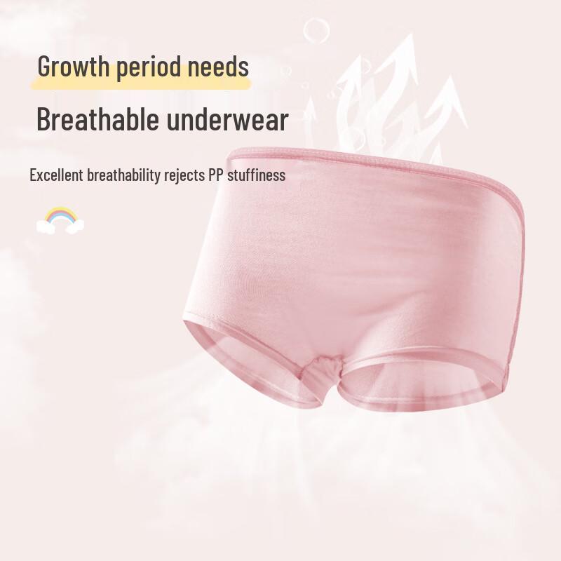 Freego Kids' Disposable EO Sterilized Cotton Boxer Briefs 5-Pack