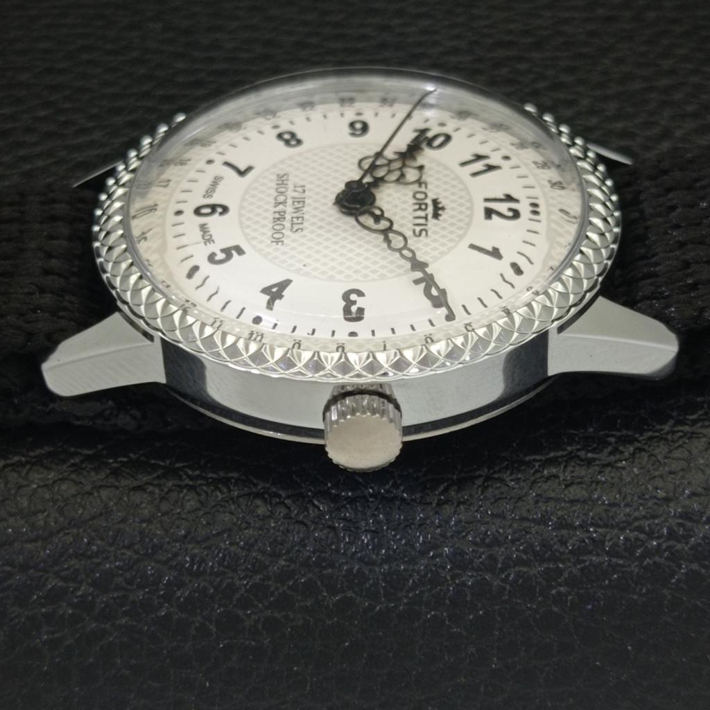 ВОССТАНОВЛЕННЫЕ ШВЕЙЦАРСКИЕ МУЖСКИЕ ЧАСЫ С РУЧНЫМ ЗАВОДОМ, БЕЛЫЙ ЦИФЕРБЛАТ a431625-2 R108-a431625