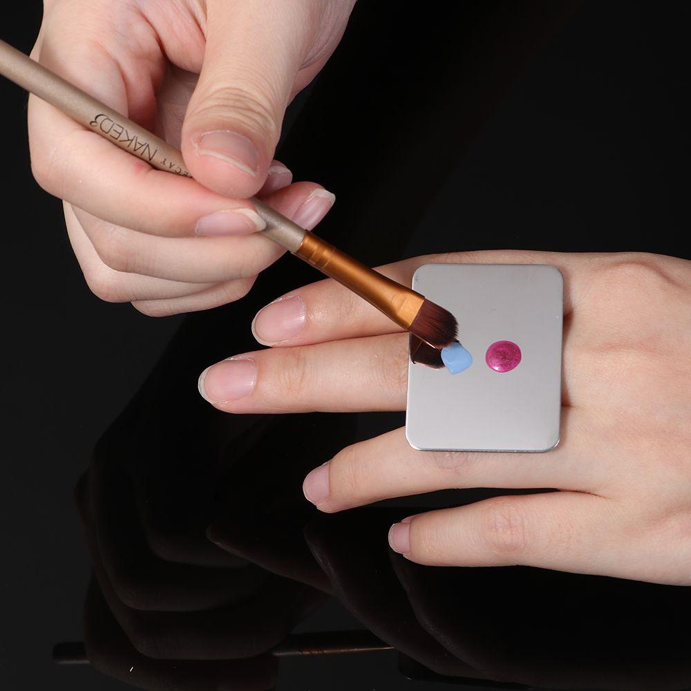 Painting Palette Foundation Mixing Pigment Holder Nail Display Stand Nail Art Plate Agate Palette