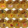 Twelve Zodiac Signs, Colorful Commemorative Medals, Gold and Silver Plated, Twelve Zodiac Coins, Metal Crafts, Small Gifts