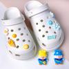 Douyin Xiaohongshu New Shoes Hole Shoes Buckle Blue Yellow Penguin with Dolphin Set Hole Shoes DIY Accessories
