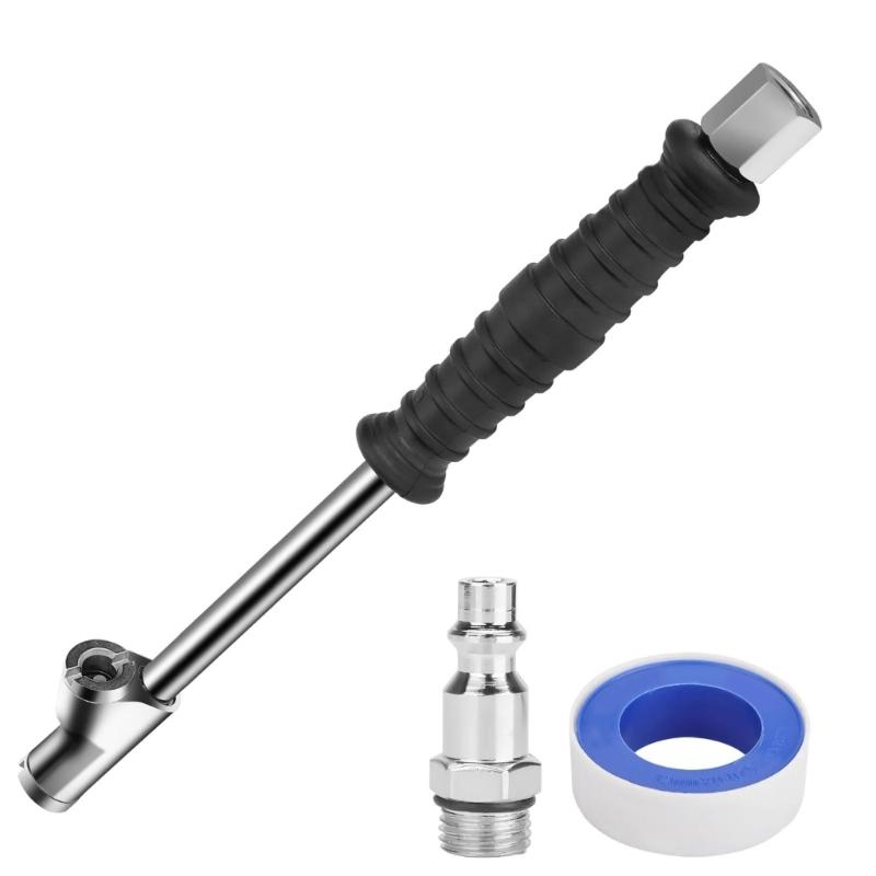 Воздушные патроны 2 в 1 с двойной головкой, нагнетательный инструмент для грузовиков, автомобилей, мотоциклов, быстрые заглушки с наружной резьбой NPT 1/4 дюйма