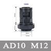 AD13 Plastic Corrugated Pipe Joint Black Multisize Bellows Joint Nylon Joint PP Corrugated Pipe