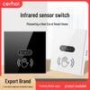 Умный инфракрасный сенсорный выключатель с датчиком взмаха руки: Европейские/Британские/Американские стандарты, Бесконтактная активация взмахом руки