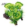 Decorative Tank Plant Accessory Aquarium Artificial Plant, Realistic Plastic Plants, Underwater Faux Greenery, Durable Waterproof Decor Fish
