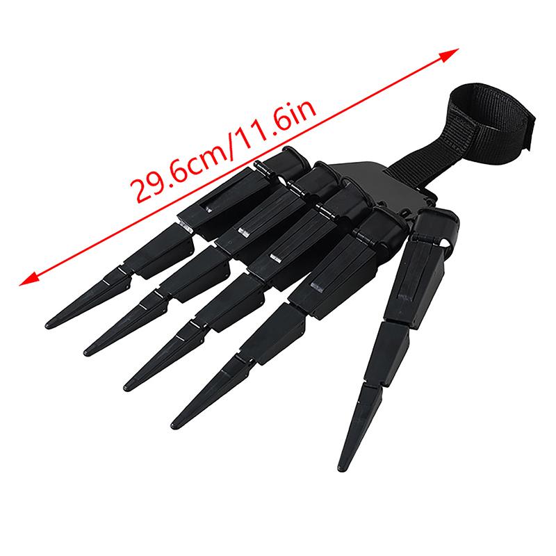 1 шт./пара, шарнирные пальцы на Хэллоуин, страшные поддельные пальцы, скелет, рука, косплей, перчатки на палец, ужас, призрак, коготь, реквизит, декор для вечеринки