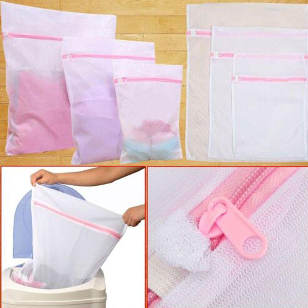 Fine and Coarse Net Zippered Laundry 3 Sizes Clothes Protection Net Lingerie Clothes Washing