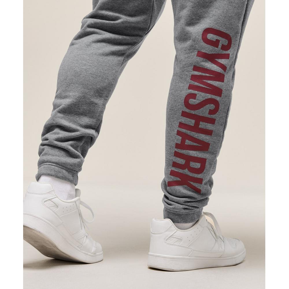 Gymshark Power Wordmark Joggers Charcoal Core Marl A2c9c Gbbb