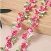 Water-soluble Flower Lace Trim 2cm Wide Small Floral Lace Embroidered Lace Trim  Sewing Projects
