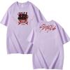 Stray Kids Dominate Combination Peripheral Print Summer Short Sleeve T-Shirt Pure Cotton Loose