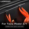 For Tesla Model 3 Y 2022 Concealed Front Trunk Hook Bag Hook Storage Organization Interior Modification Accessories