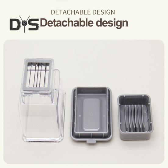 Ручной нож для чеснока, лезвия из нержавеющей стали, простой в использовании, быстрая подготовка чеснока, защита от травм рук, нож для чеснока