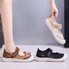 Туфли женские туфли универсальные летние новые полиуретановые повседневные туфли дышащие на липучке женские туфли мягкая подошва не устают