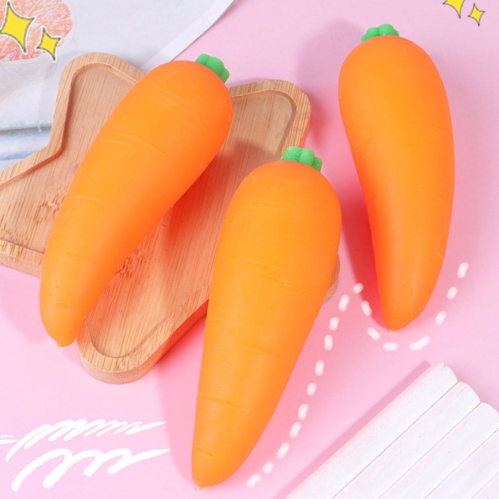 Имитация моркови Сжималки Забавные игрушки-антистресс Игрушки-фиджеты Мягкие Антистресс Забавное снятие стресса Для детей Взрослых Подарок
