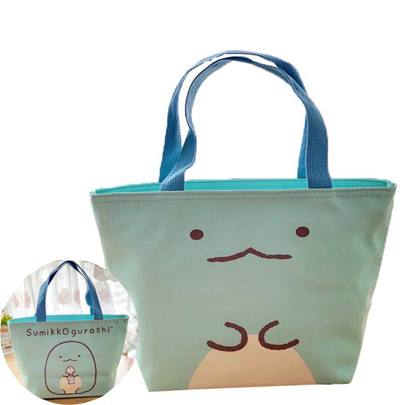 Сумка для ланча Sumikkogurashi, разноцветная, с плавными молниями и удобной ручкой
