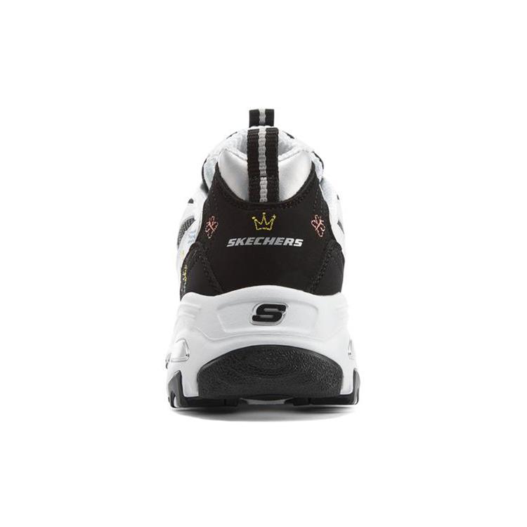 Skechers D'Lites 1.0 'Белый Черный' Женские 896155-WBK