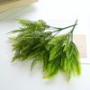 Artificial Plant Non-fading Artificial Greenery Realistic Plastic Ferns Green Leaves Fake Plant for Home Decoration