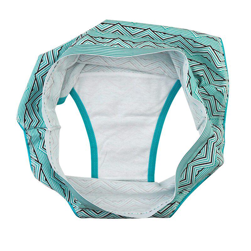 Женское нижнее белье из хлопка больших размеров со средней посадкой и геометрическим рисунком, сексуальные женские трусы для мам, трусики, нижнее белье, 6 шт.