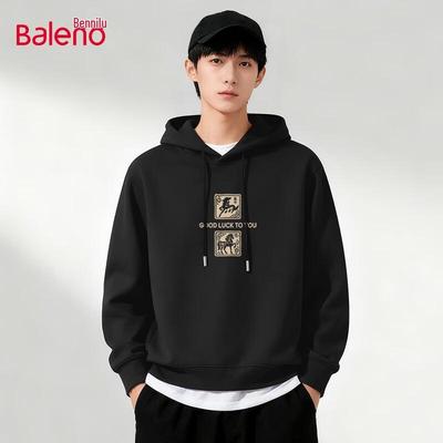 Мужской худи с графикой года Лошади Baleno